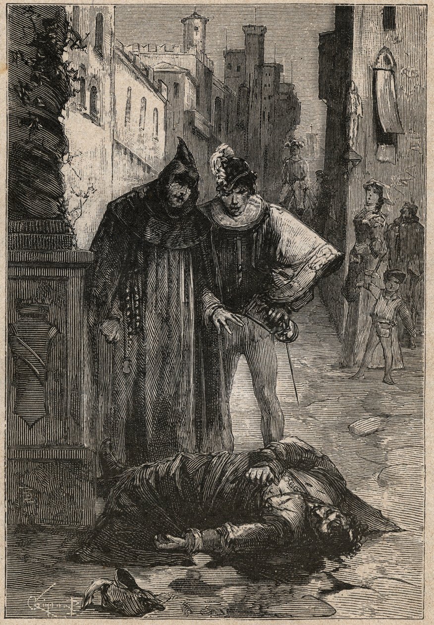 Mord an Ercole Strozzi in Ferrara am 6. Juni von Anonymous Anonymous