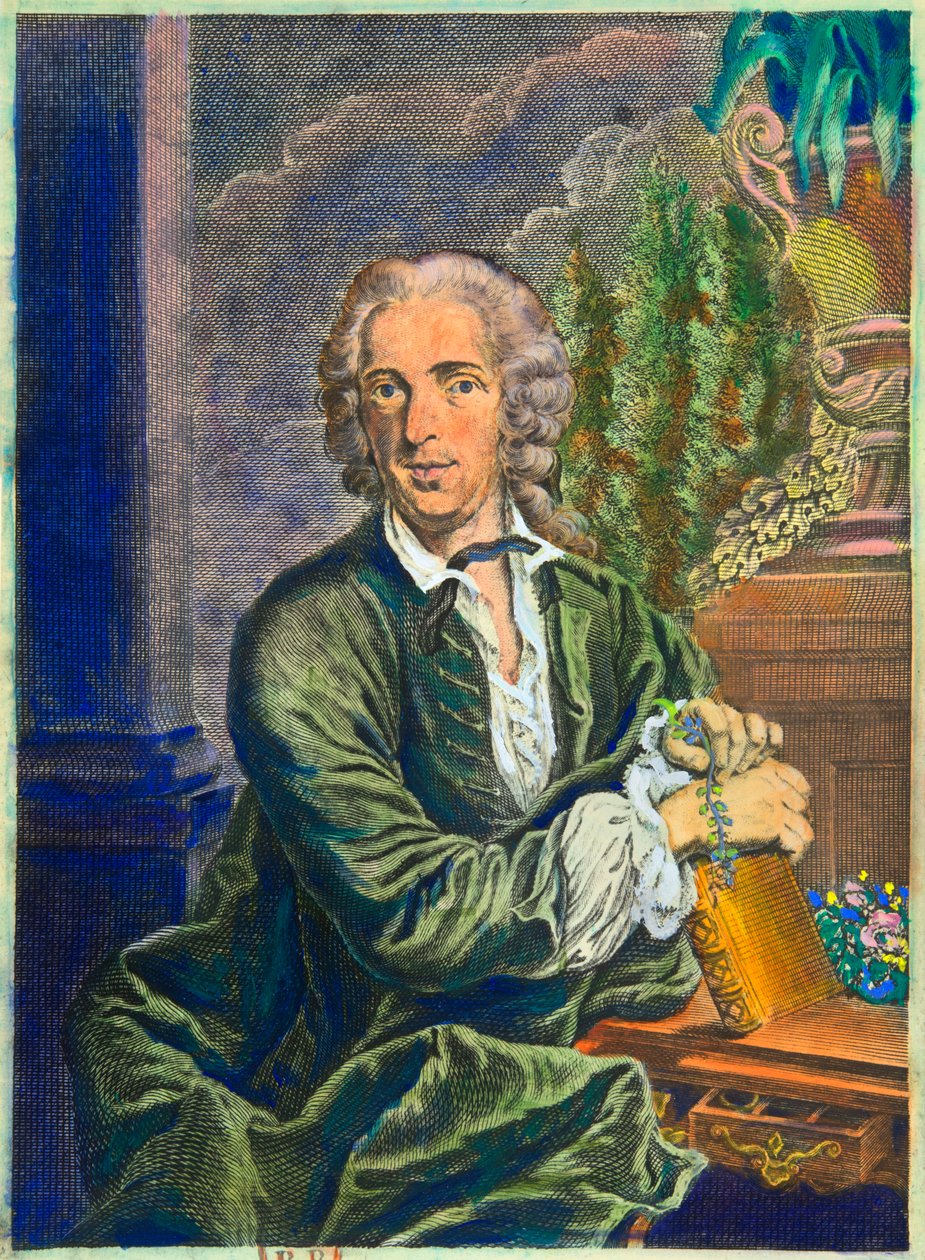 Porträt von Carl von Linné (1707-1778) schwedischer Naturforscher - Private Sammlung von Anonymous Anonymous