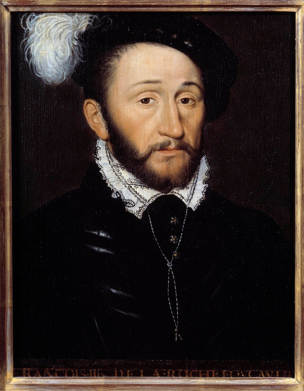 Porträt von Francois III de la Rochefoucauld, Gouverneur der Champagne (gest. 1572) von Anonymous Anonymous