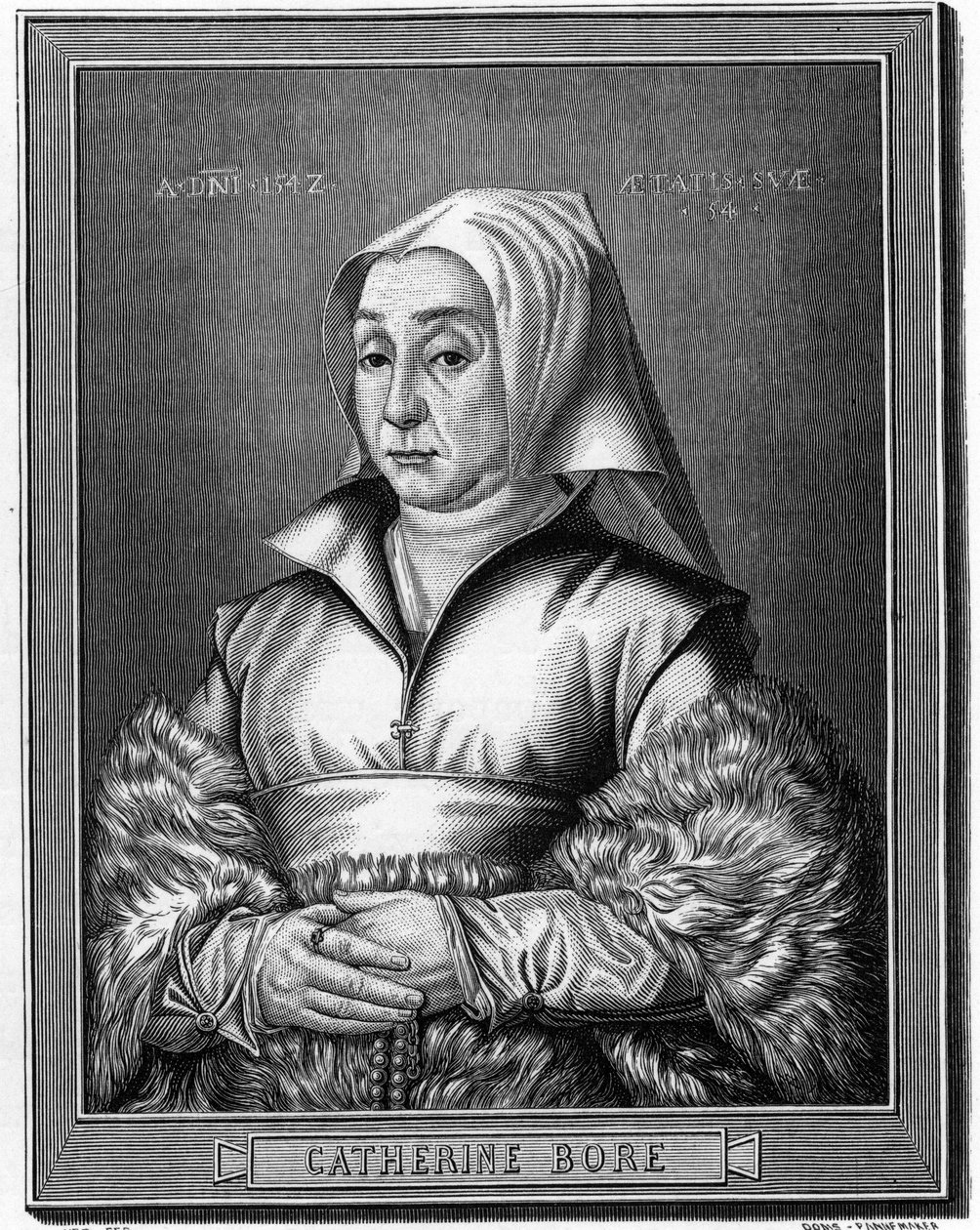 Porträt von Katharina von Bora von Anonymous Anonymous