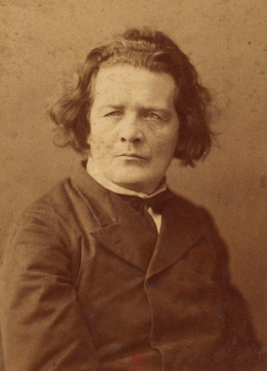 Porträt des Komponisten Anton Rubinstein (1829-1894), anonym. Albumin-Foto. Private Sammlung von Anonymous Anonymous
