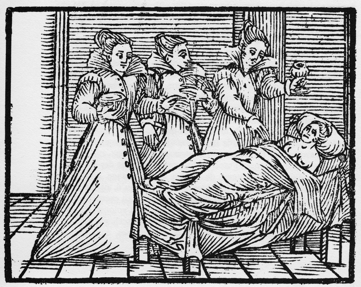 Somnic malefice - „Compendium Maleficarum“, behandelt Hexen, ihre Bosheit und ihre Zauberei von Francesco Maria Guazzo (1608) Private Sammlung von Anonymous Anonymous