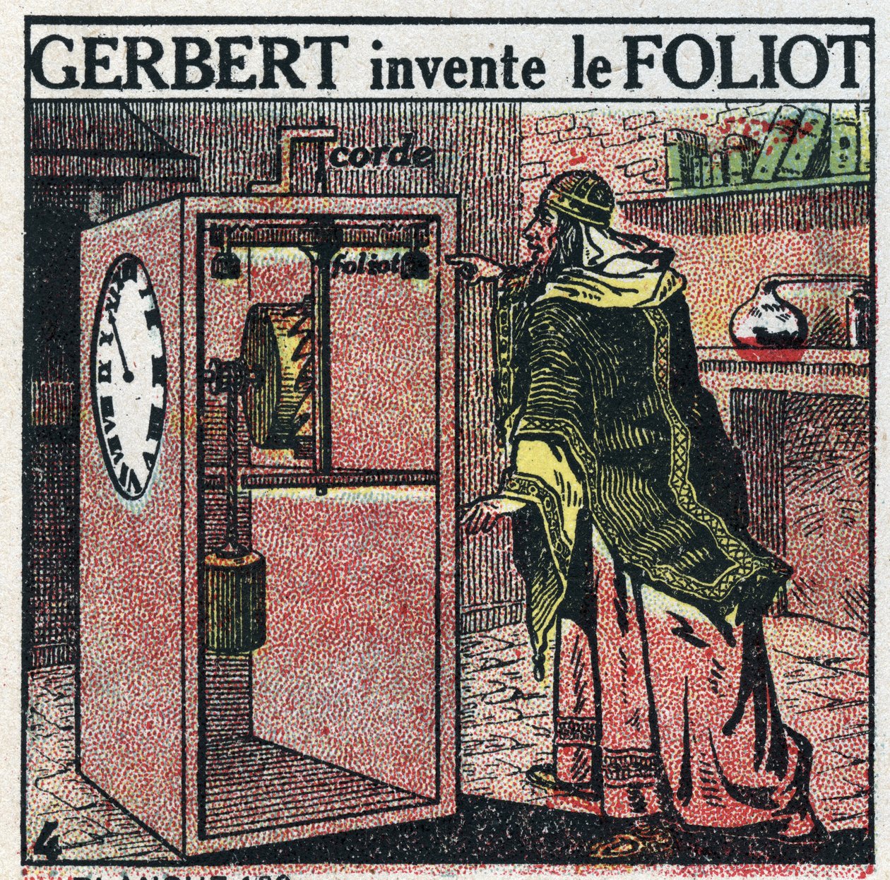 Zeit: Uhr mit Gewicht. Gerbert d