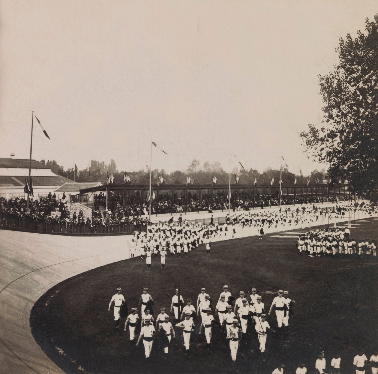 Weltausstellung 1900 in Paris: Ausstellung von Vincennes, Turnwettbewerb von Anonymous Anonymous