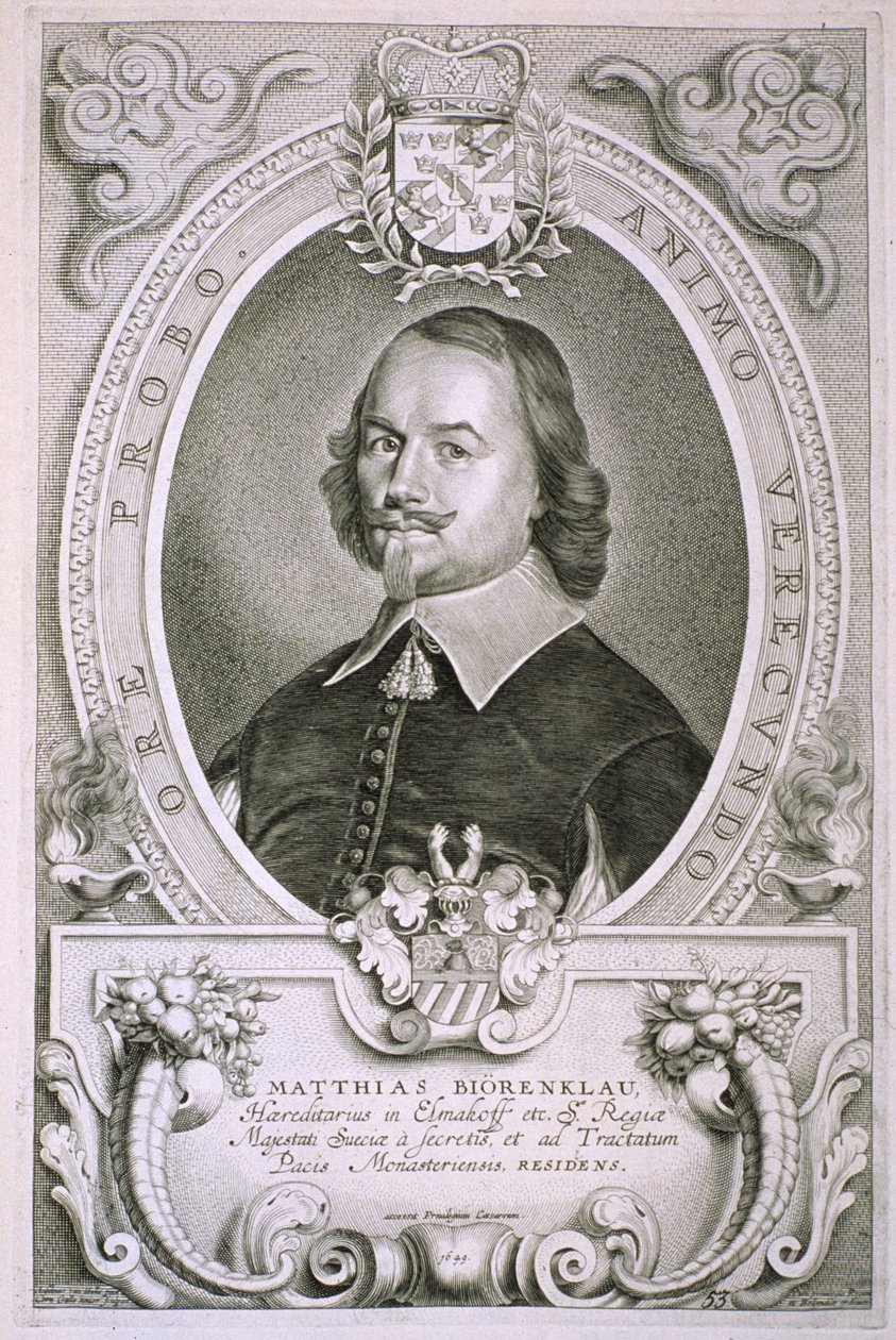 Matthias Mylonius Biorenklou (1607-71) aus 