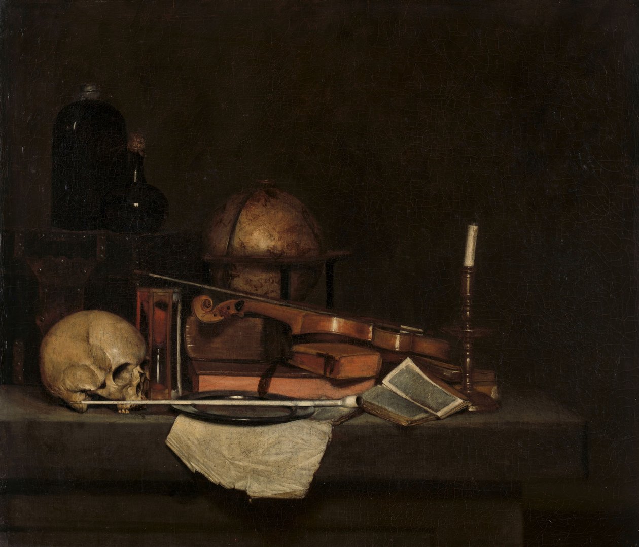 Vanitas Stillleben von Anthonie (1601-73) Palamedesz