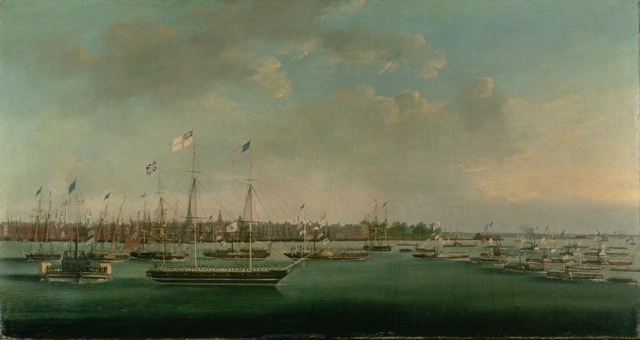 Erie-Kanal-Feier, New York, 1825 von Anthony Imbert