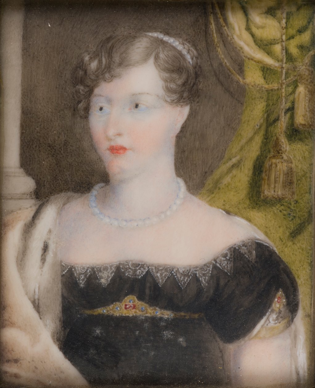Porträt von Prinzessin Charlotte von Wales (1796-1817), ca. 1812-17 von Anthony (after) Stewart