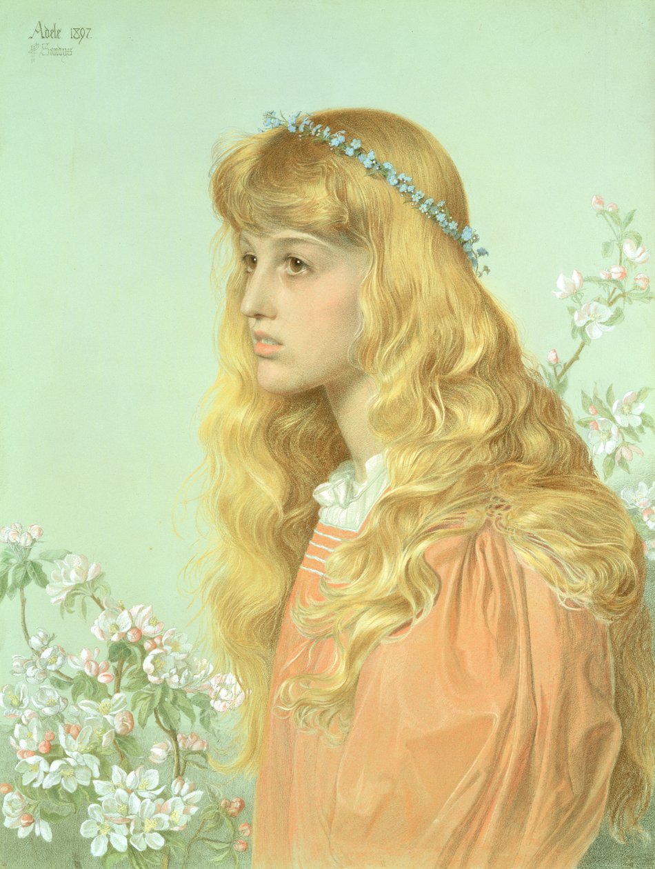 Porträt von Miss Adele Donaldson, 1897 von Anthony Frederick Augustus Sandys