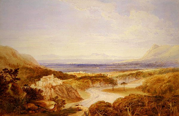 Flussansicht von Anthony Vandyke Copley Fielding