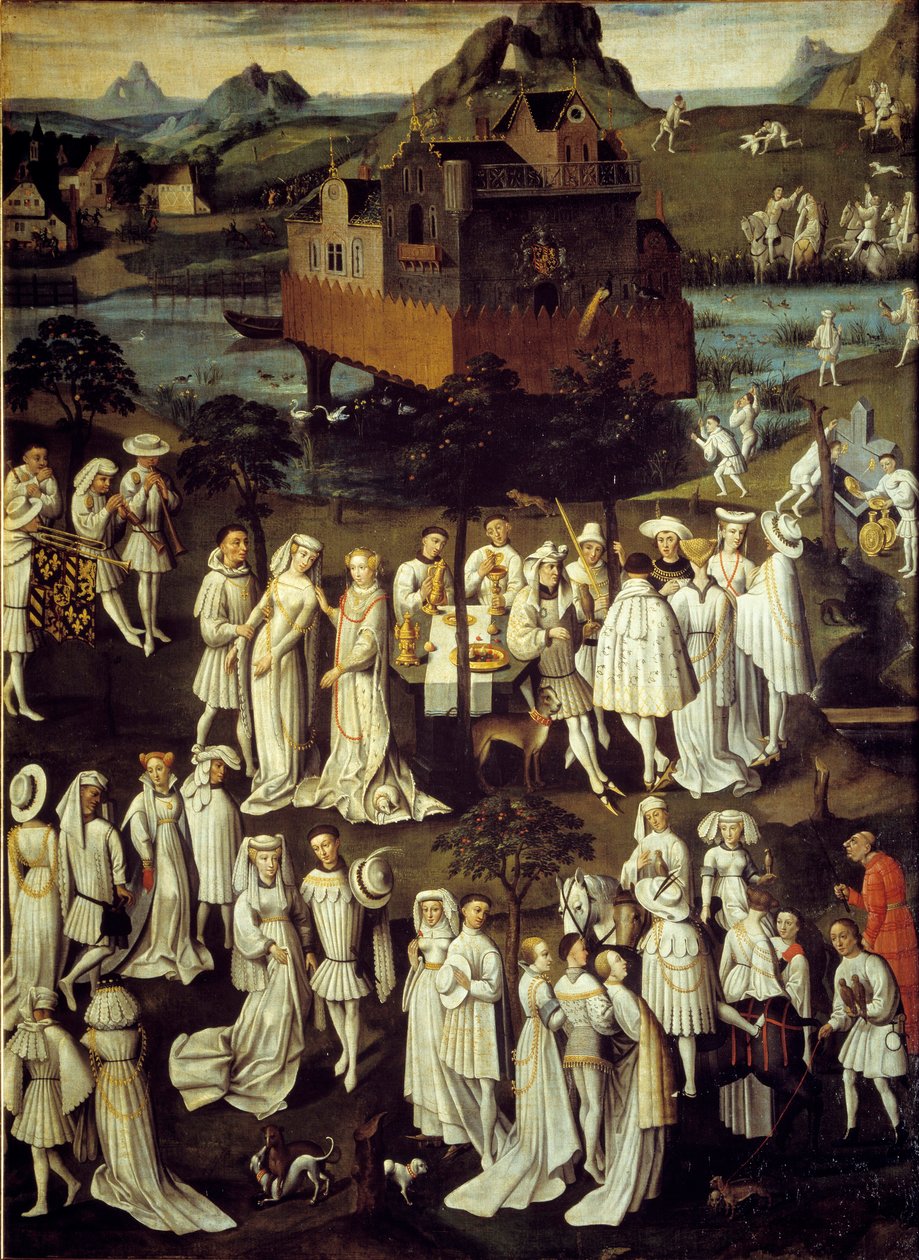 Garten der Liebe am Hof von Philipp III. dem Guten, Herzog von Burgund von Anthony van (after) Dyck