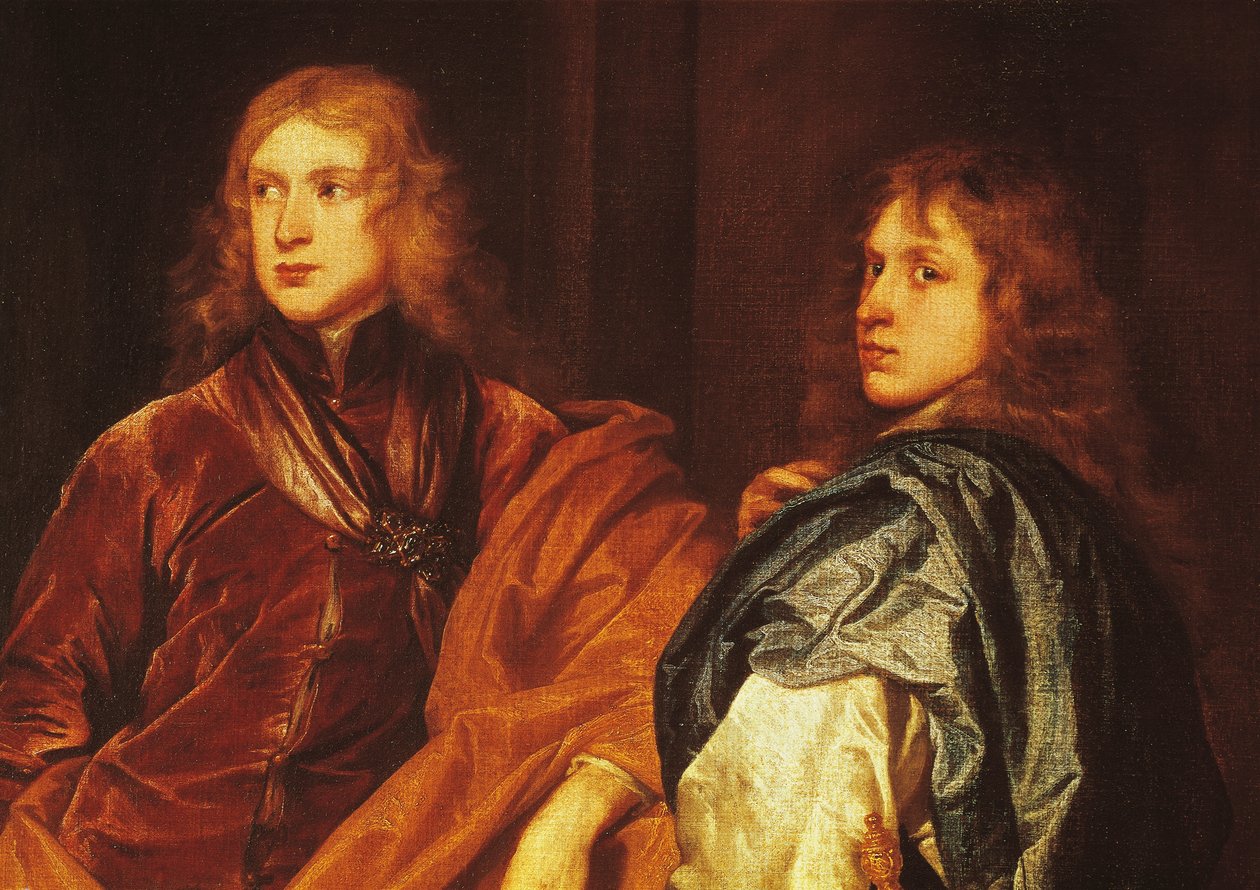 Porträt von zwei jungen Männern von Anthony van (after) Dyck