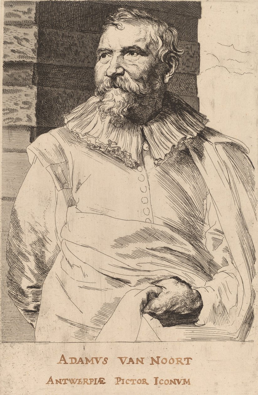 Adam van Noort, wahrscheinlich 1626-1641 von Anthony van Dyck