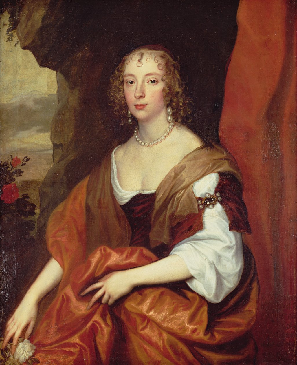 Anne Carr, Gräfin von Bedford, im Alter von 22 Jahren von Anthony van Dyck