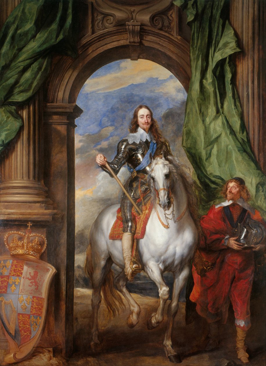 Karl I. (1600-1649) mit M. de St Antoine von Anthony van Dyck