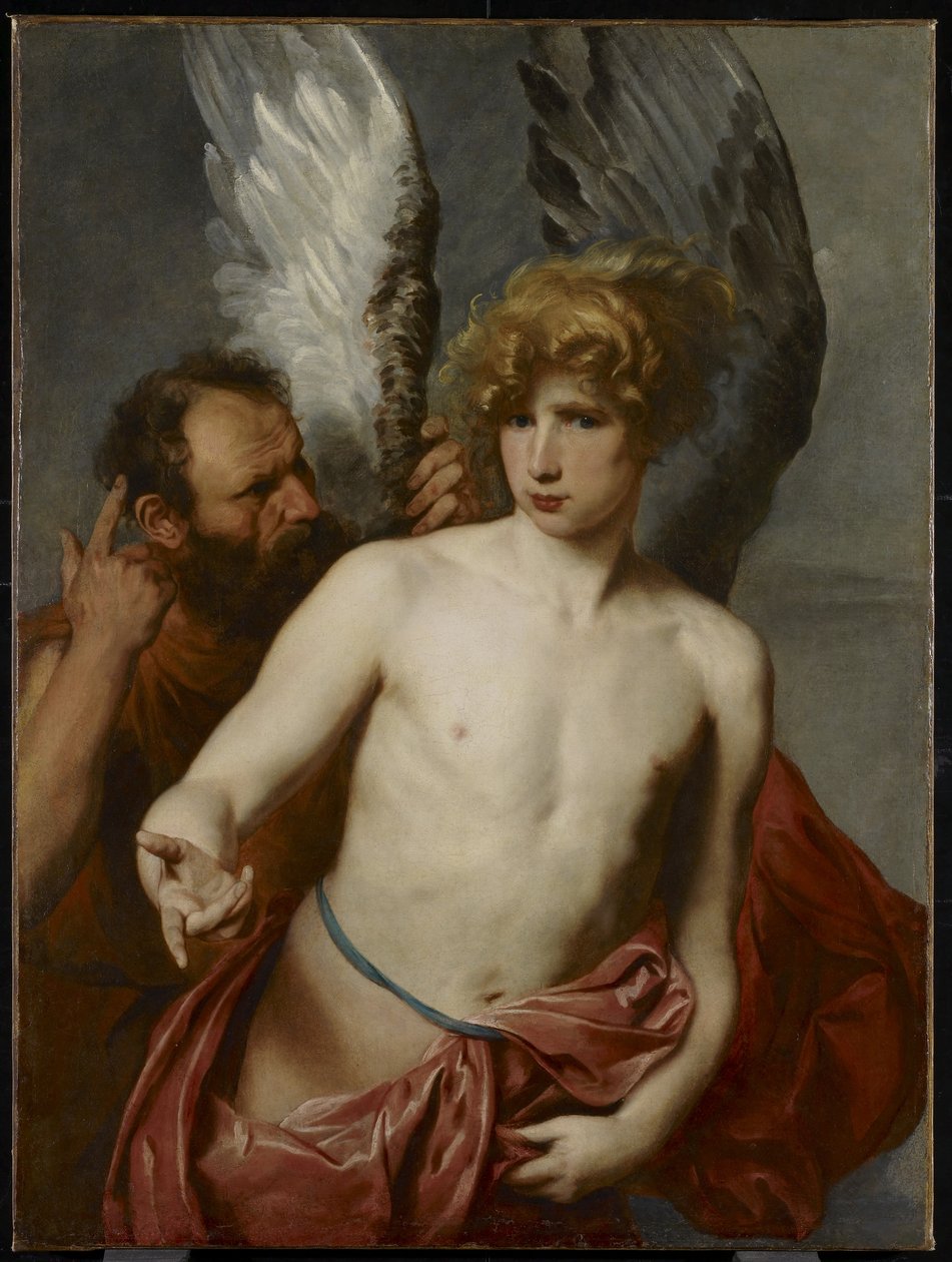 Daedalus und Ikarus von Anthony van Dyck: Kunstdruck