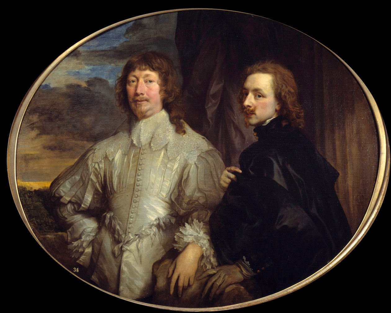 Doppelporträt von Sir Endymion Porter und dem Künstler