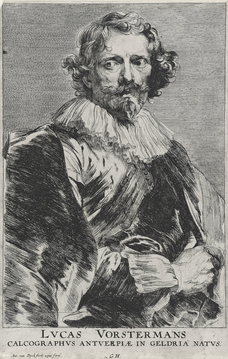 Lucas Vosterman, 1628-1632 von Anthony van Dyck