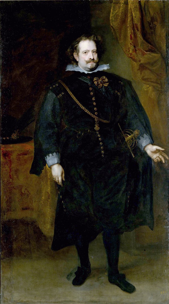 Porträt von Diego Felipe de Guzman, Marquis von Leganes, spanischer Politiker von Anthony van Dyck