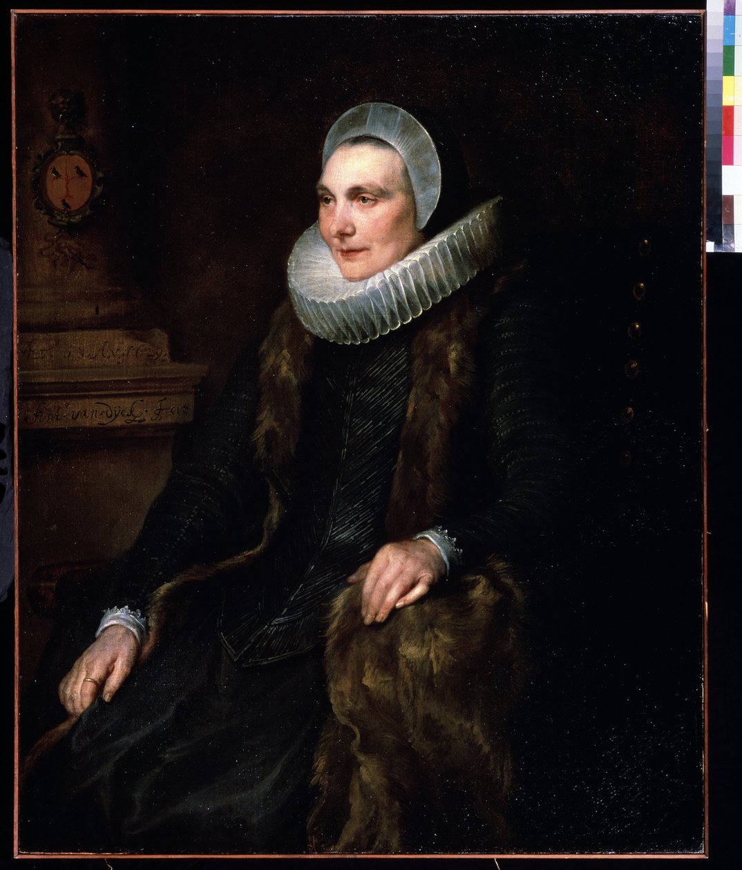 Porträt von Maria Bosschaert (1605-1664). Gemälde von Antoine van Dyck (1599-1641) von Anthony van Dyck