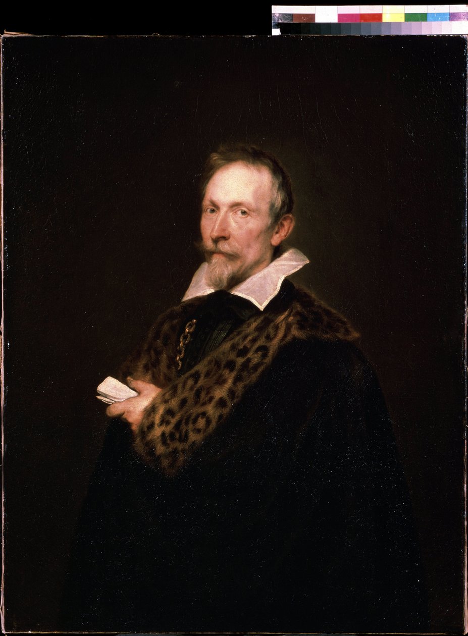 Porträt des Diplomaten und Intellektuellen Jan Van der Wouver (Waverius) von Anthony van Dyck