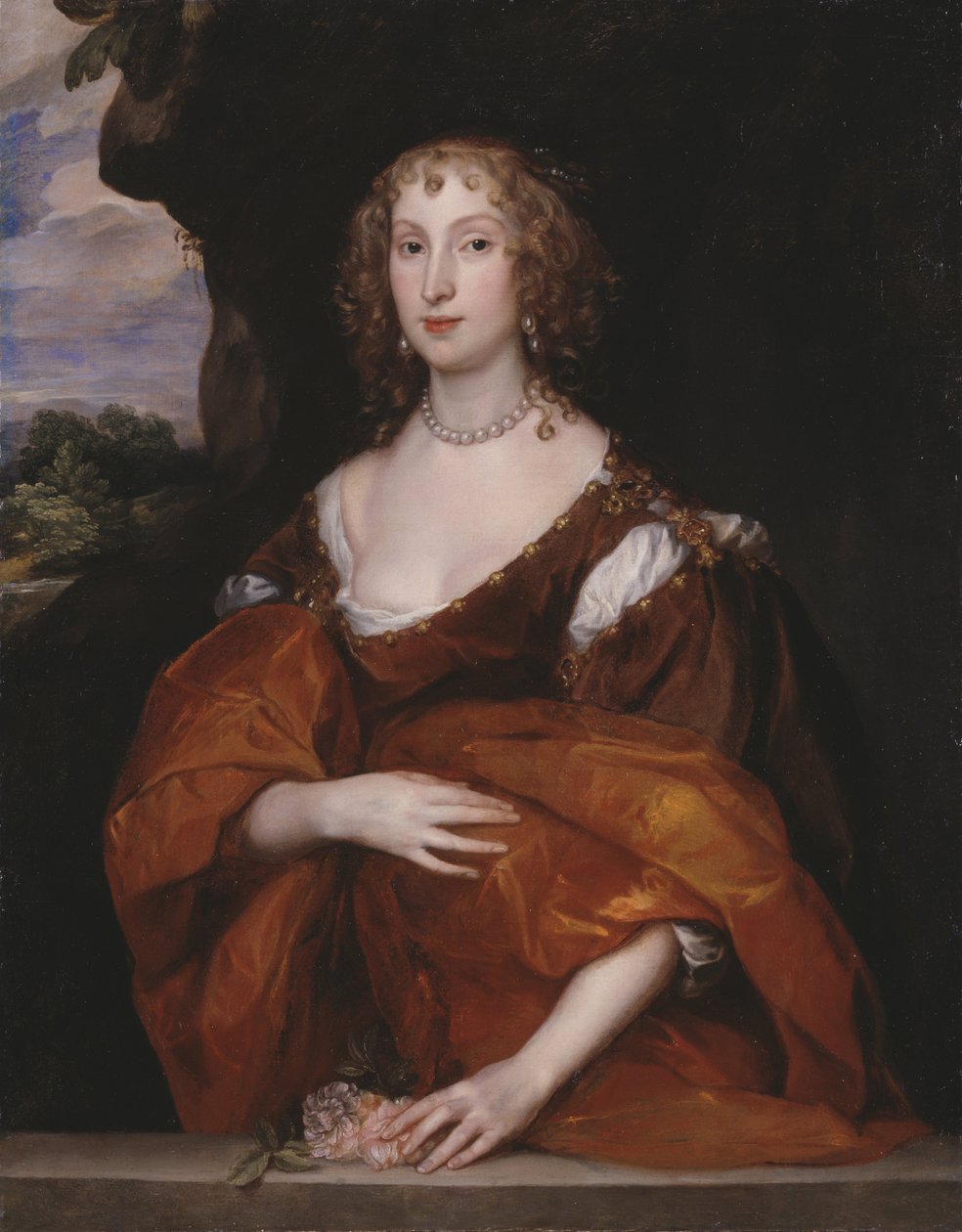 Porträt von Mary Hill, Lady Killigrew von Anthony van Dyck