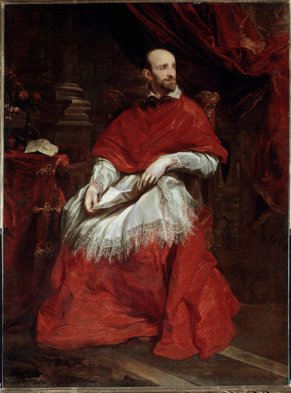 Porträt des italienischen Kardinals und Historikers Guido Bentivoglio von Anthony van Dyck