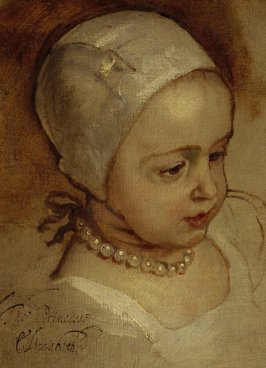 Prinzessin Elizabeth, 1635 - 1650 und Prinzessin Anne, 1637 - 1640. Töchter von Charles I von Anthony van Dyck