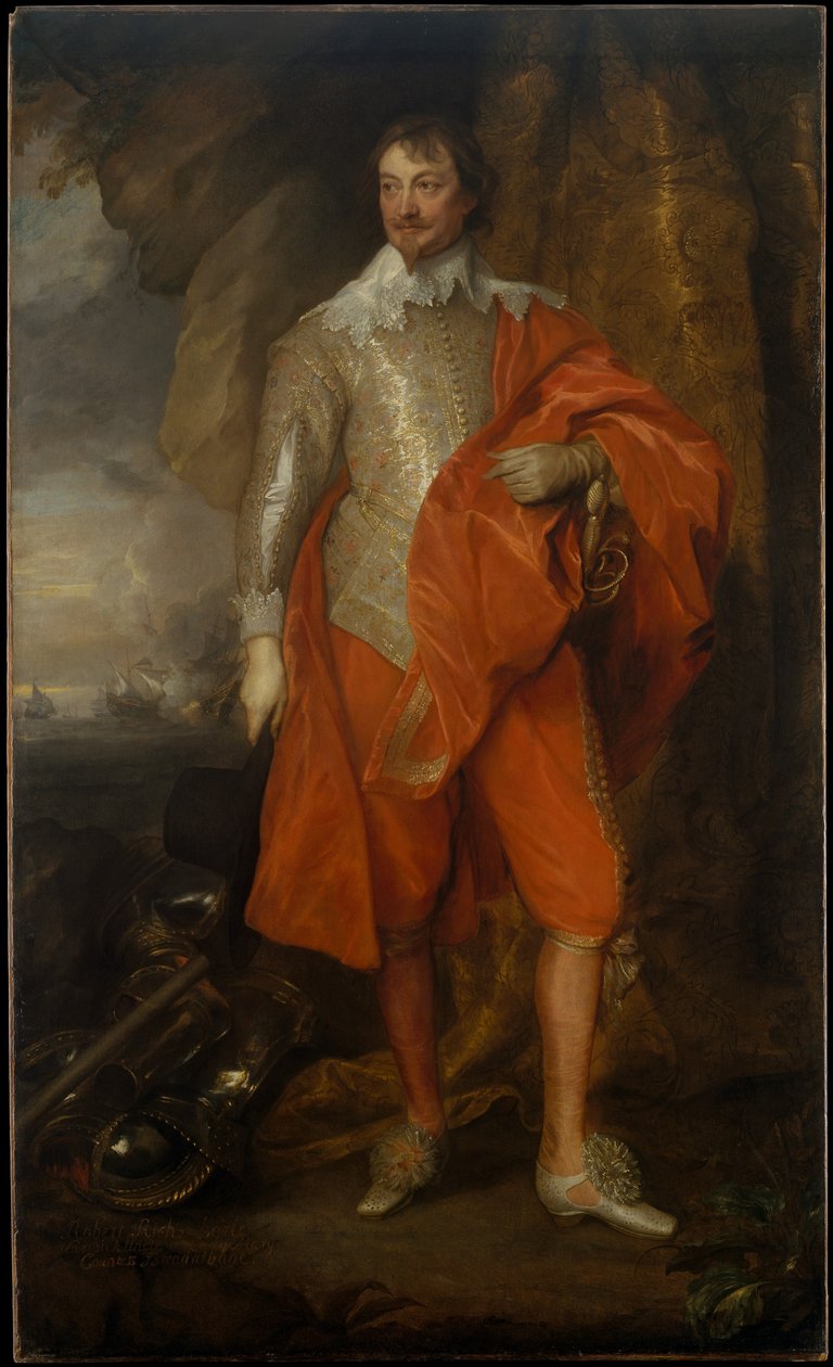 Robert Rich (1587–1658), Zweiter Earl of Warwick von Anthony van Dyck