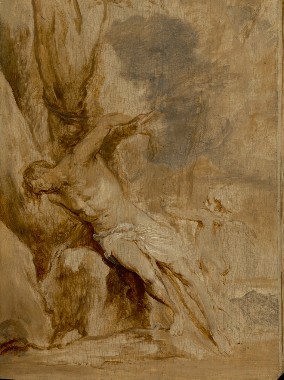 Der heilige Sebastian von einem Engel gepflegt von Anthony van Dyck