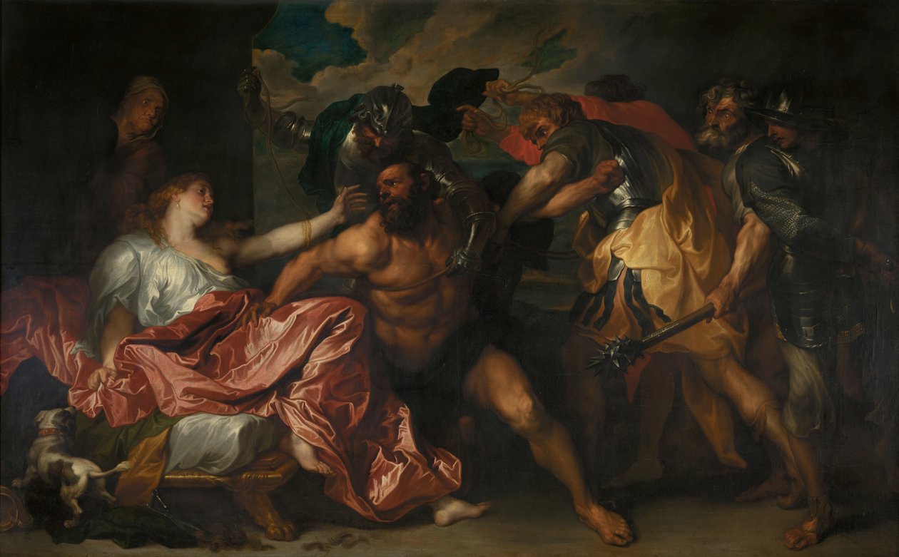 Samson und Delilah von Anthony van Dyck