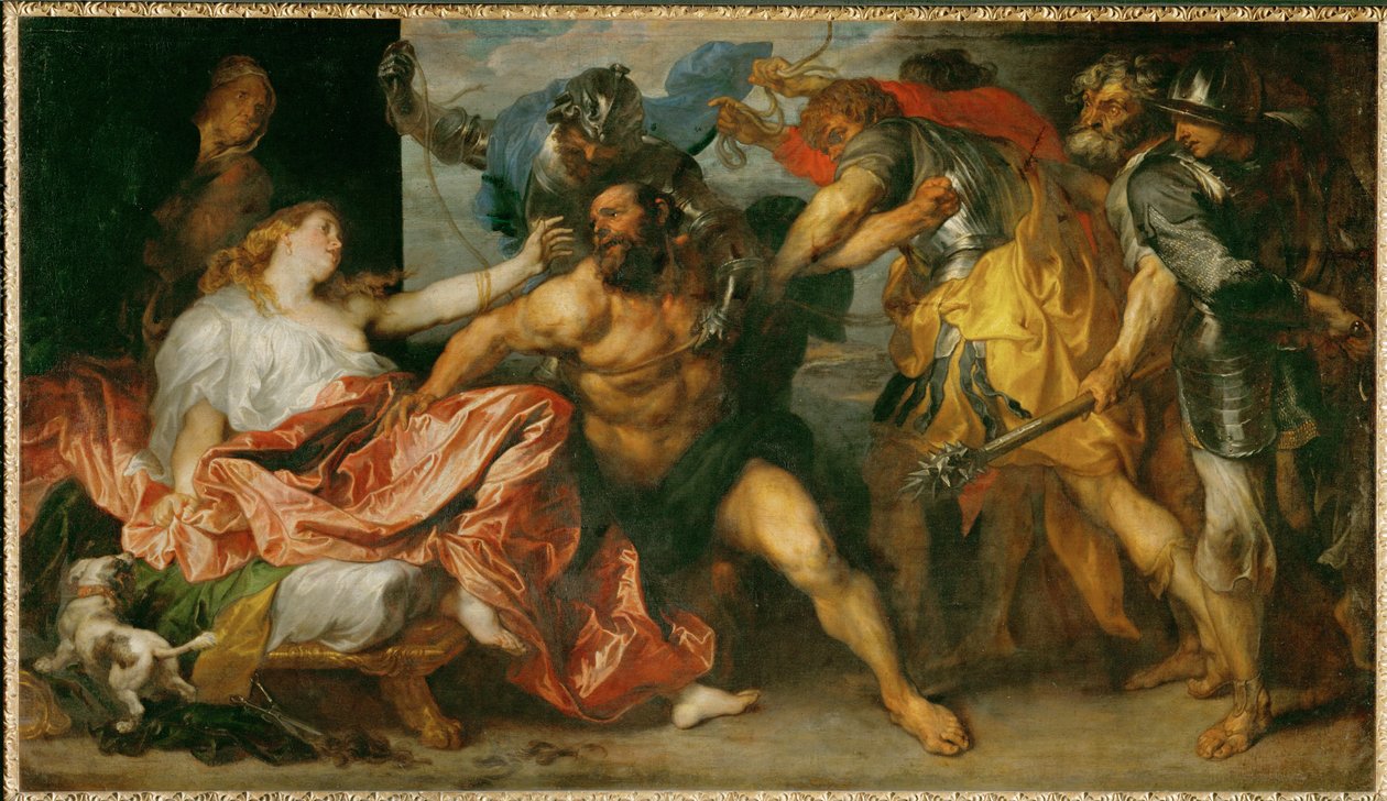 Samson gefangen genommen von Anthony van Dyck