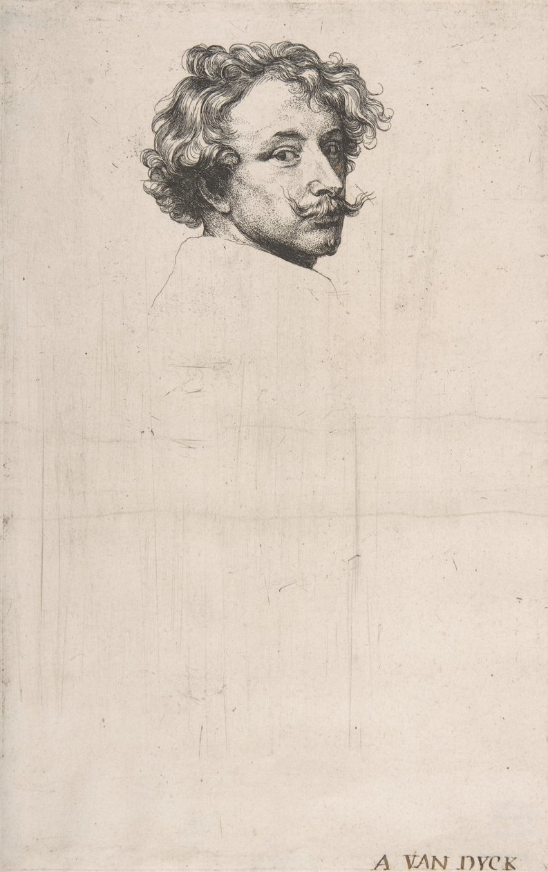 Selbstporträt, aus der Ikonographie, ca. 1640 von Anthony van Dyck