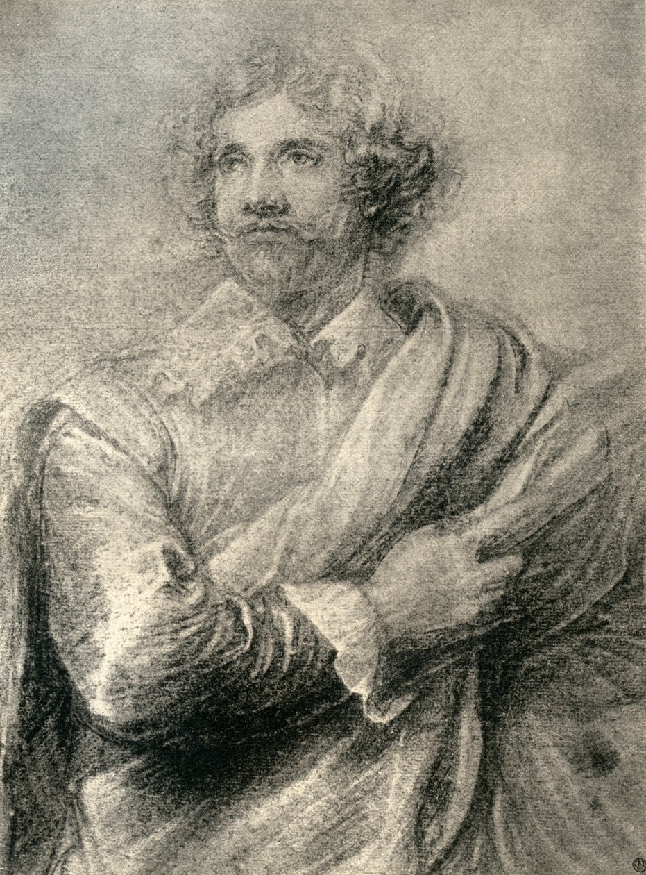 Studie für das Gemälde des Graveurs Peter De Jode der Jüngere, 1913 von Anthony van Dyck