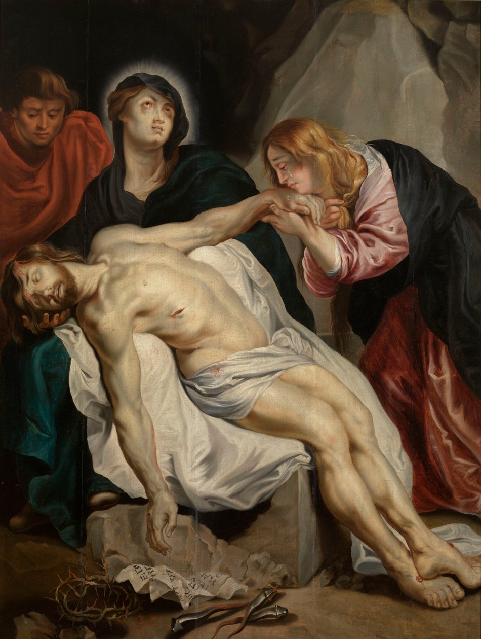Die Klage über den toten Christus von Anthony van Dyck