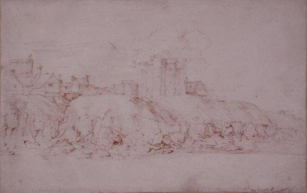 Der Ypres-Turm, Rye, von Süden gesehen von Anthony van Dyck