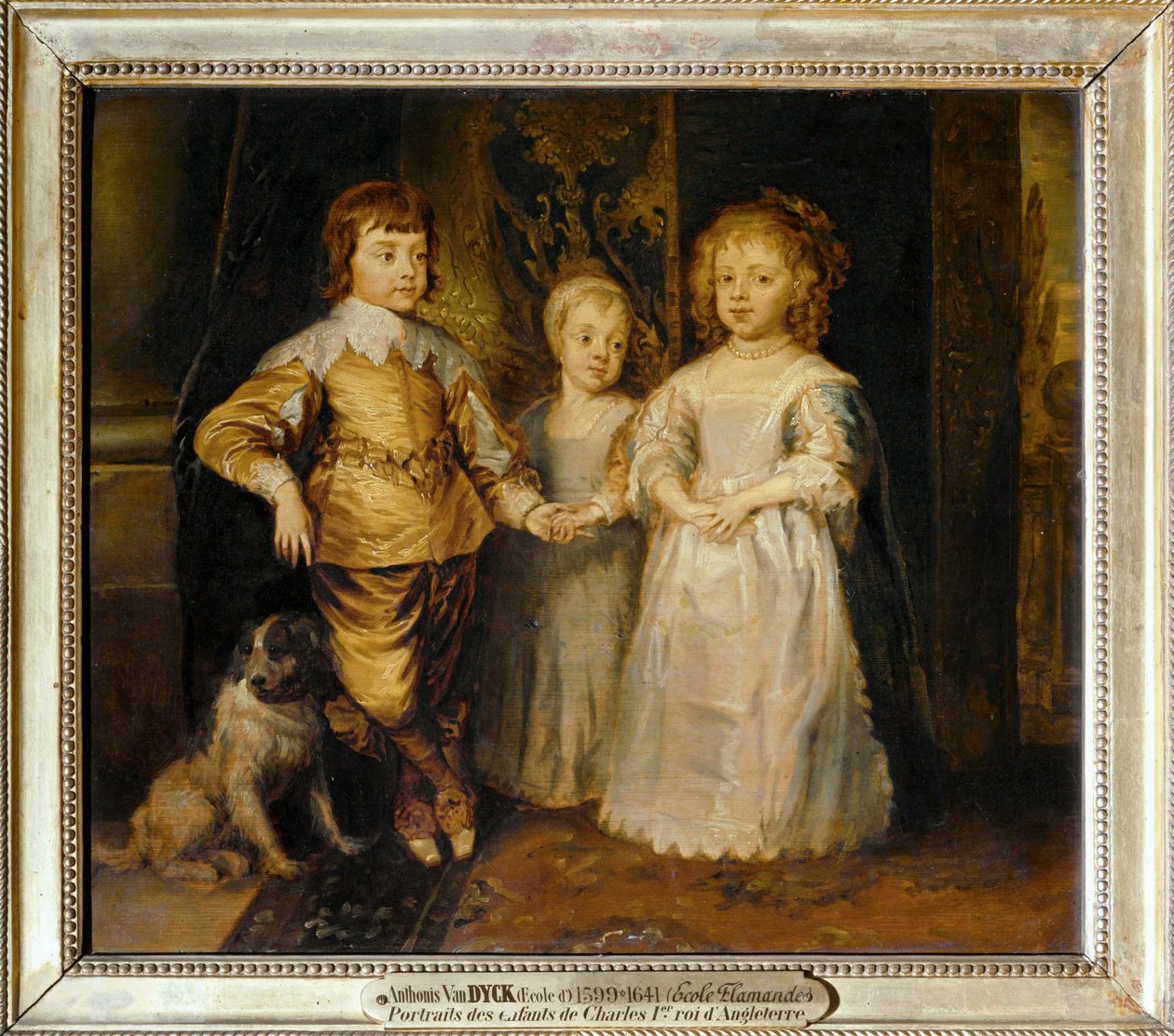 Die Kinder von Karl I. von England von Anthony van Dyck