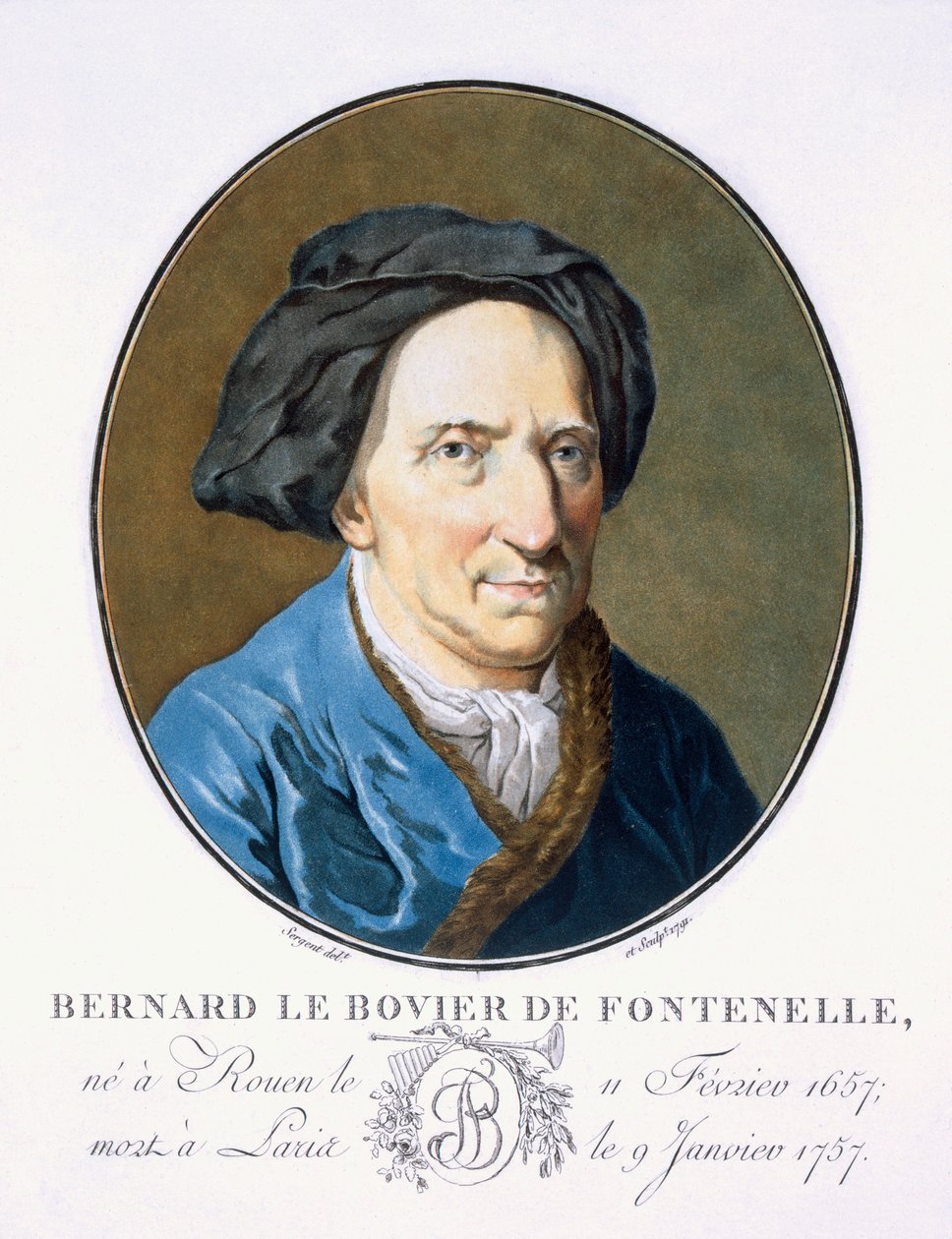 Bernard le Bovier de Fontenelle, aus 