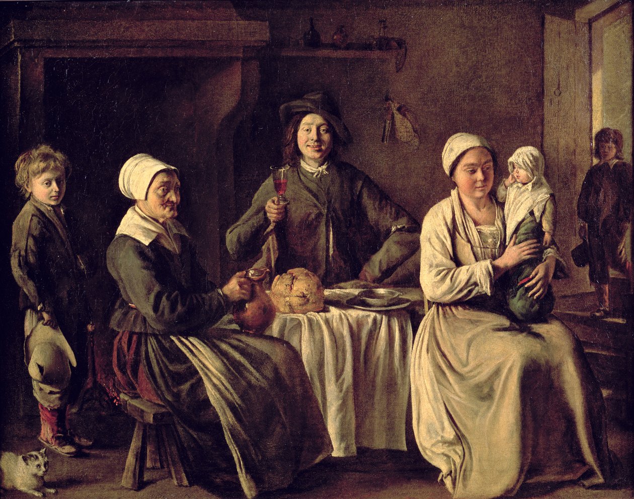 Die Bauernfamilie, 1642 von Mathieu Le Nain