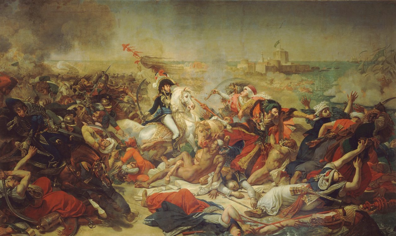 Die Schlacht von Abukir, 25. Juli 1799 von Antoine-Jean Gros