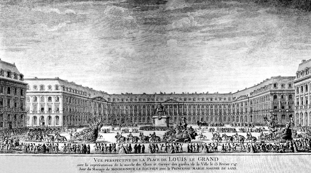 Place de Louis le Grand in Paris von Antoine Benoist or Benoit du Cercle