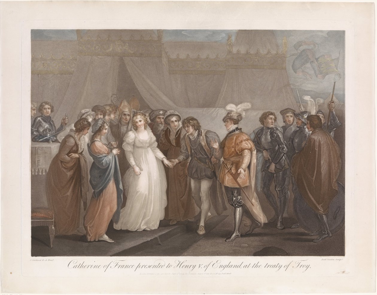 Catherine von Valois und König Heinrich V. von England von Antoine Cardon