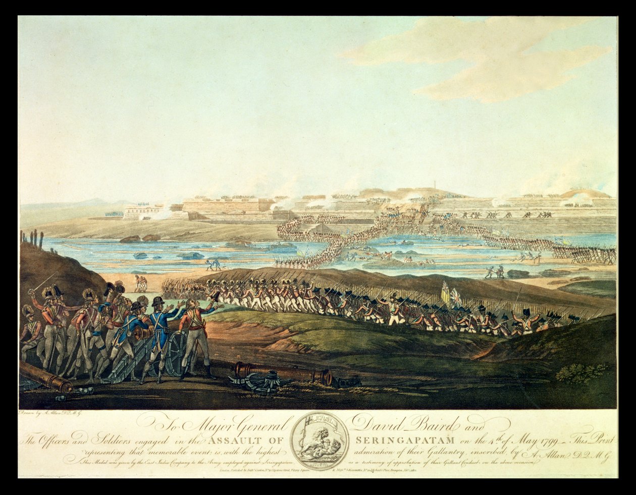 Die Eroberung von Seringapatam im Jahr 1799, 1801 von Antoine Cardon