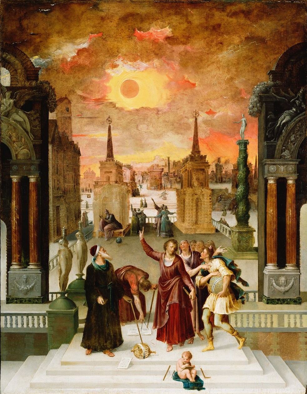 Dionysius der Areopagite bekehrt die heidnischen Philosophen