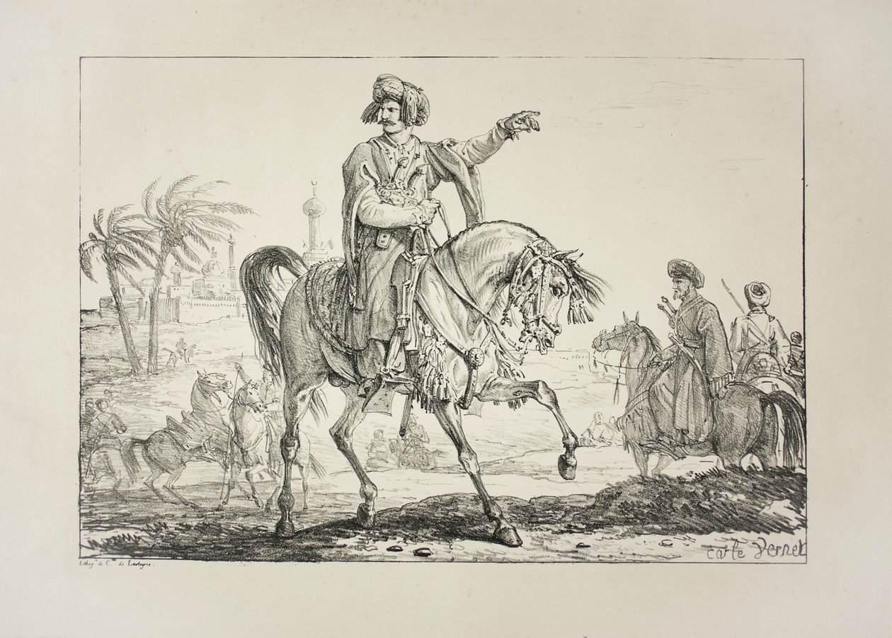 Hauptmameluk, ca. 1817 von Antoine Charles Horace Vernet