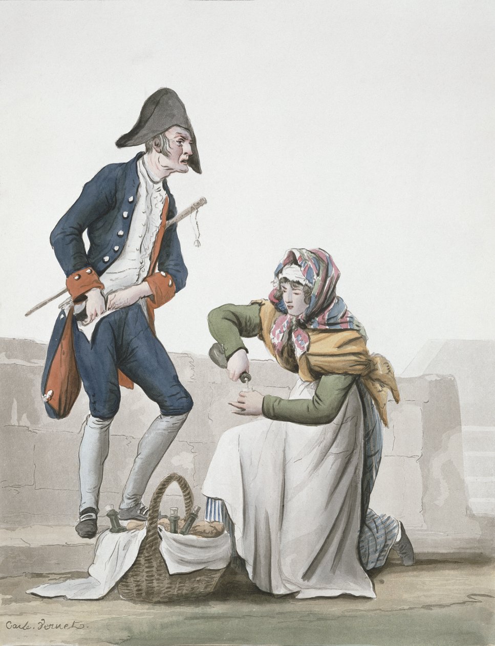 Der Branntweinhändler von Antoine Charles Horace Vernet