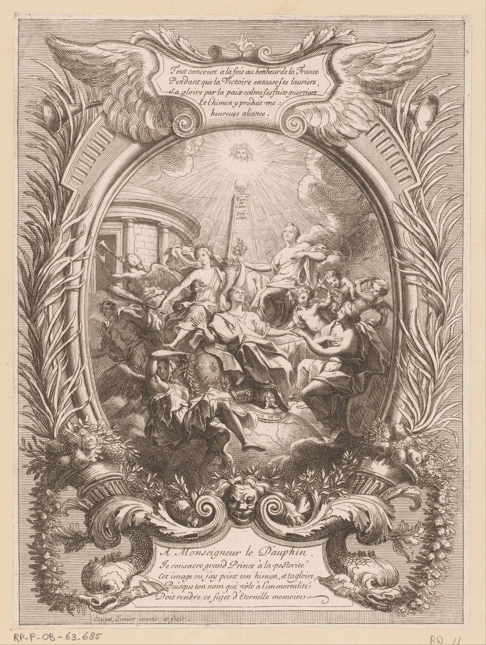Allegorie auf den Ruhm des Dauphin von Antoine Coypel
