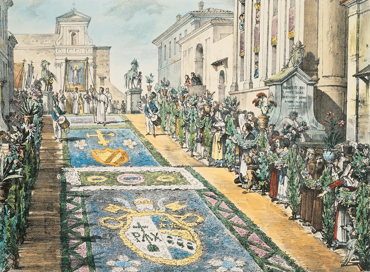 Blumenschau, Genzano 1817 von Antoine Jean Baptiste Thomas