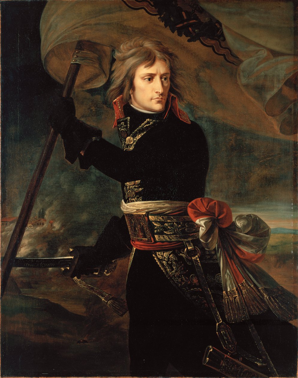 Napoleon Bonaparte auf der Brücke von Arcole von Antoine Jean Gros