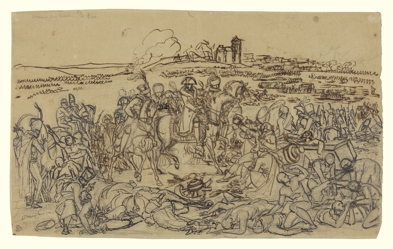 Napoleon auf dem Schlachtfeld von Eylau von Antoine Jean Gros